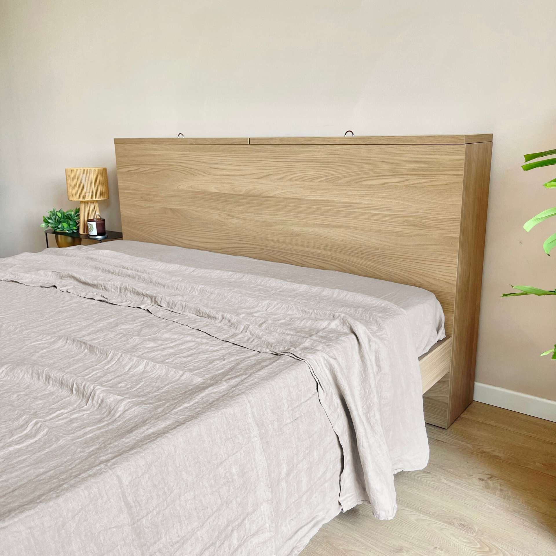 Immagine principale di Lenzuola Sopra Matrimoniale Loft 49 in Lino No Stiro - 4 Colori | Cogal