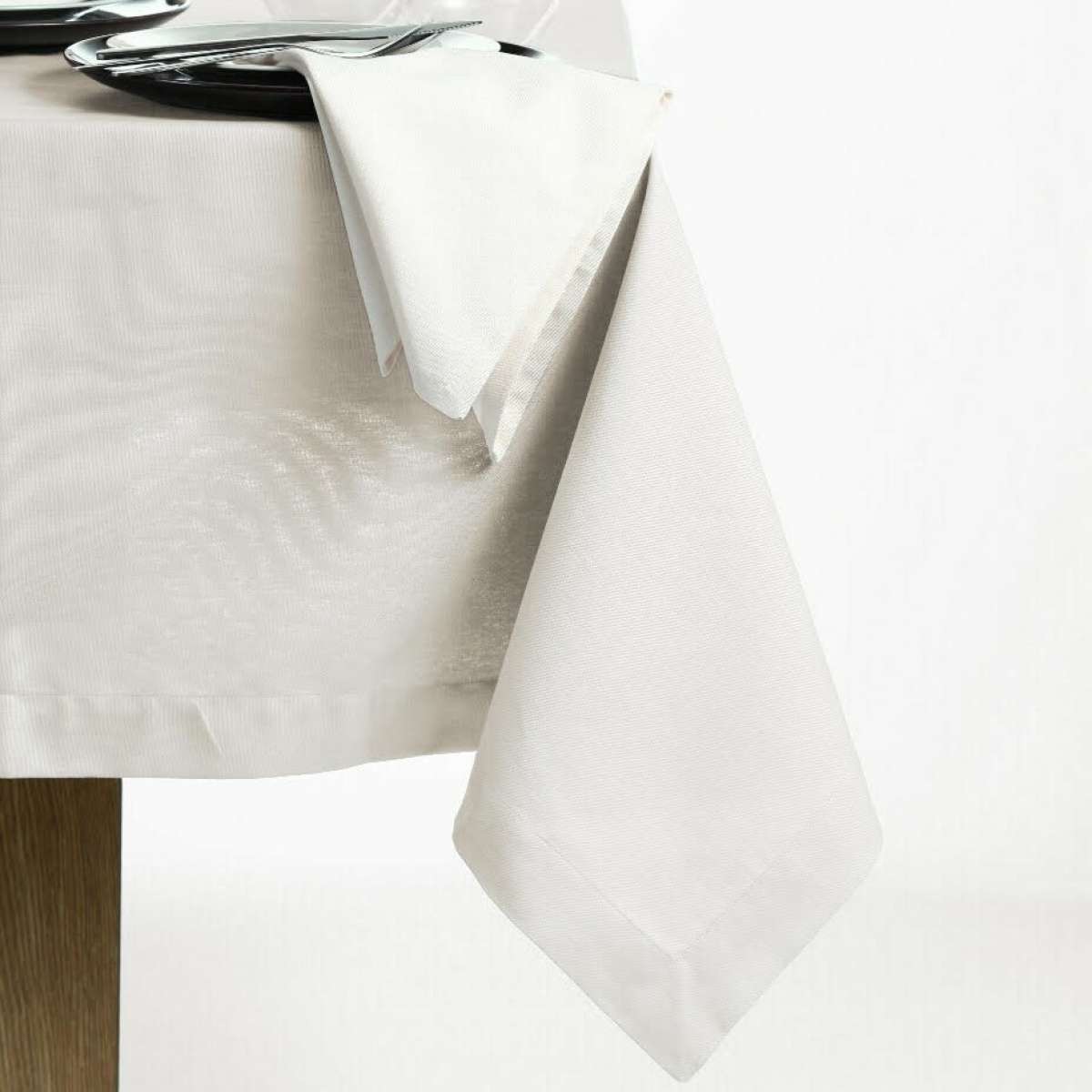 Immagine del prodotto Tovaglia Quadrata Panama Bianco 140X140 cm 100% Cotone | Cavalieri Spa