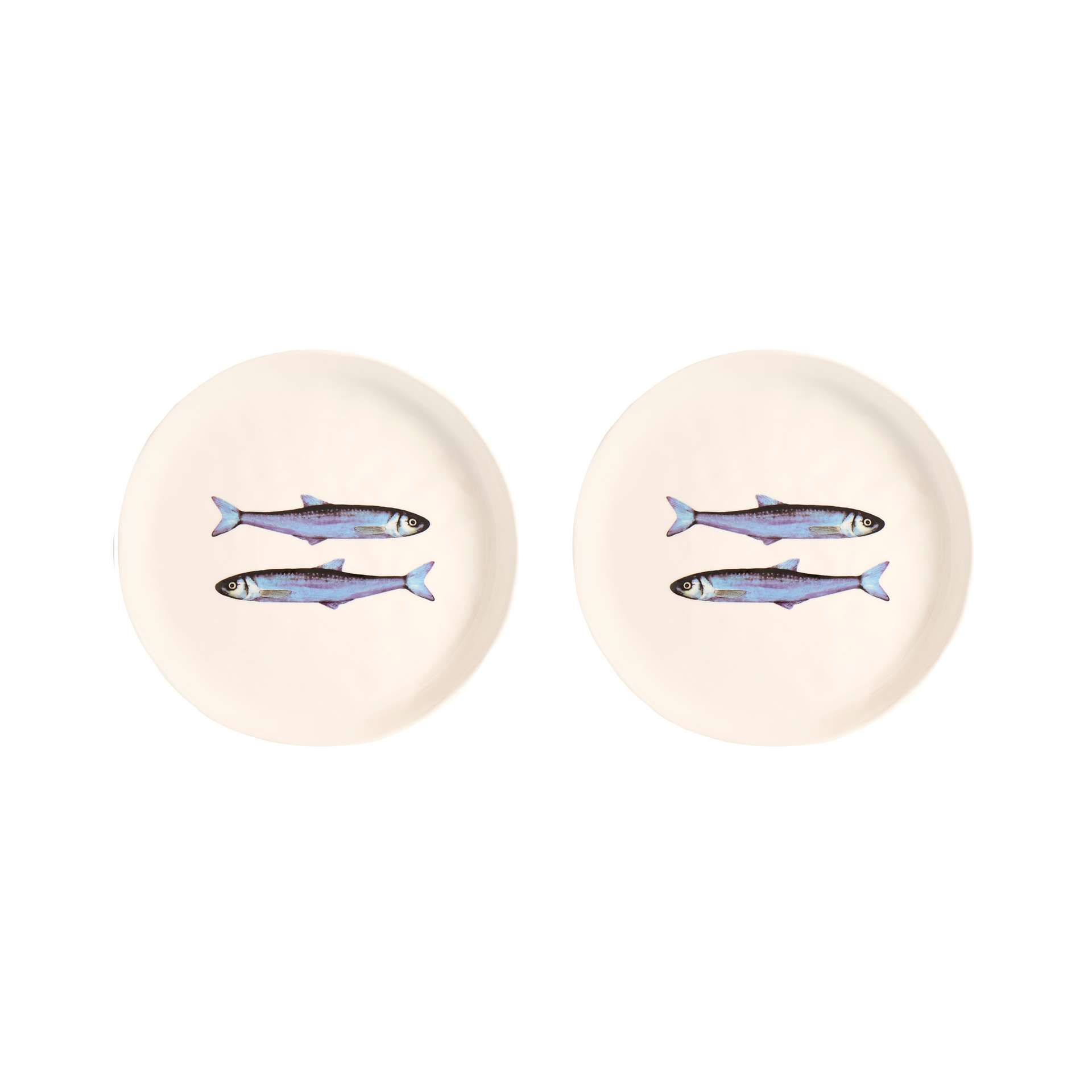Immagine principale di Set 2 Piatti Dessert Sardine  21cm | Simple Day