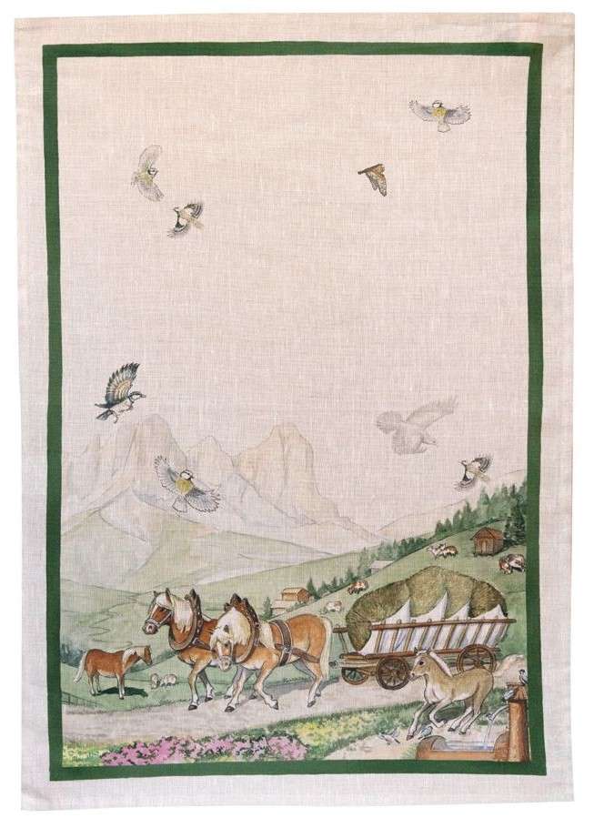 Immagine principale di Strofinaccio in Lino Maso 50x70 cm - 2 Varianti | Tessitura Toscana Telerie