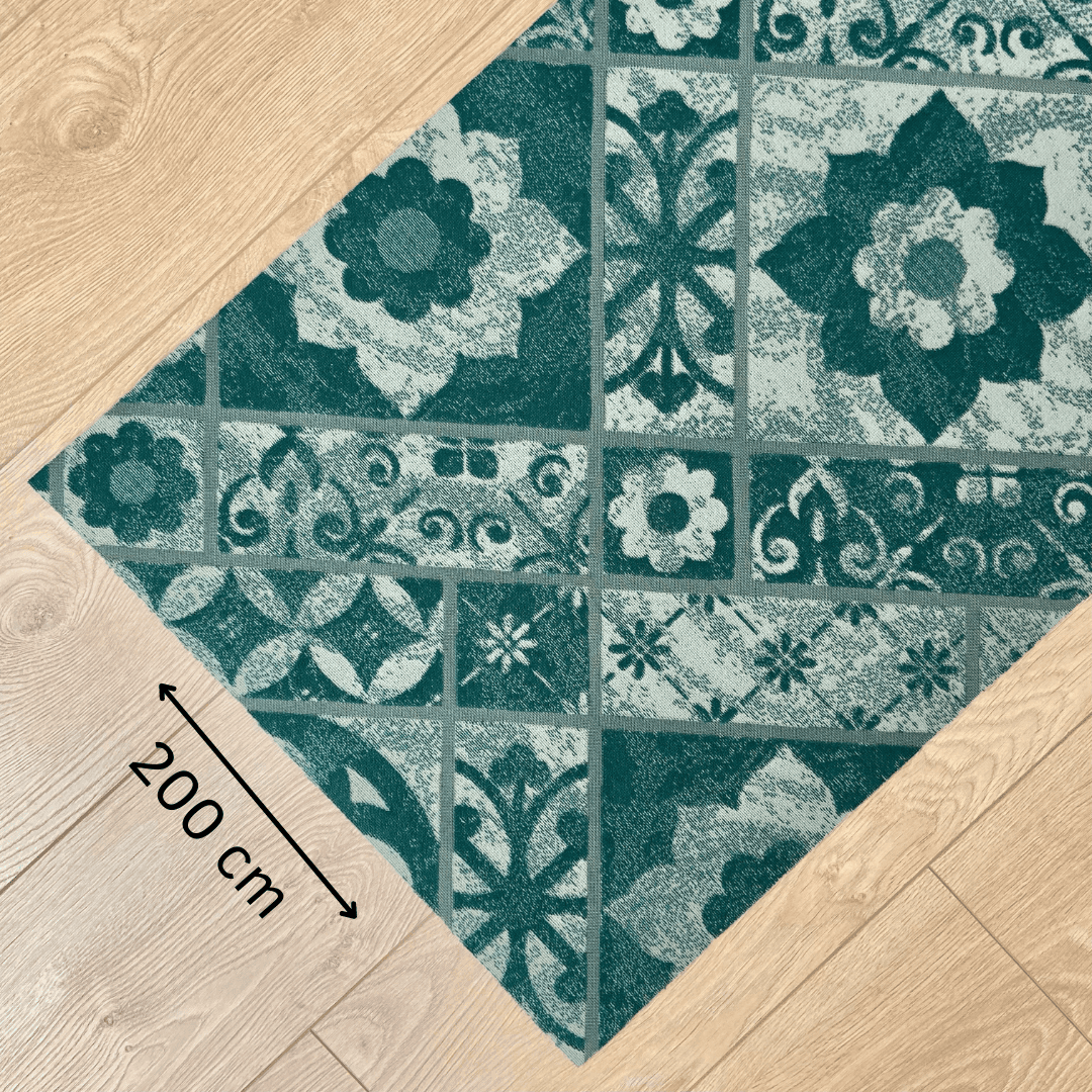 Immagine principale di Tappeto Cucina a metro Pompei Ottanio H 200 cm - scegli tu la misura | Pietro Zanetti Home