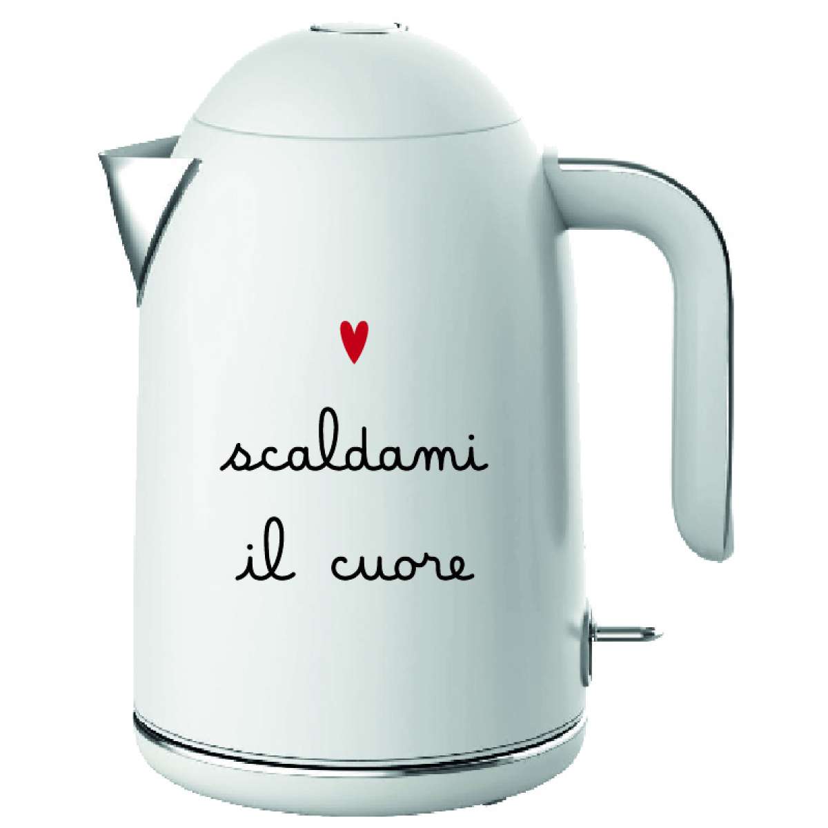 Immagine variante Bianco - Bollitore Elettrico Scaldami il cuore - 2 Colori | Simple Day