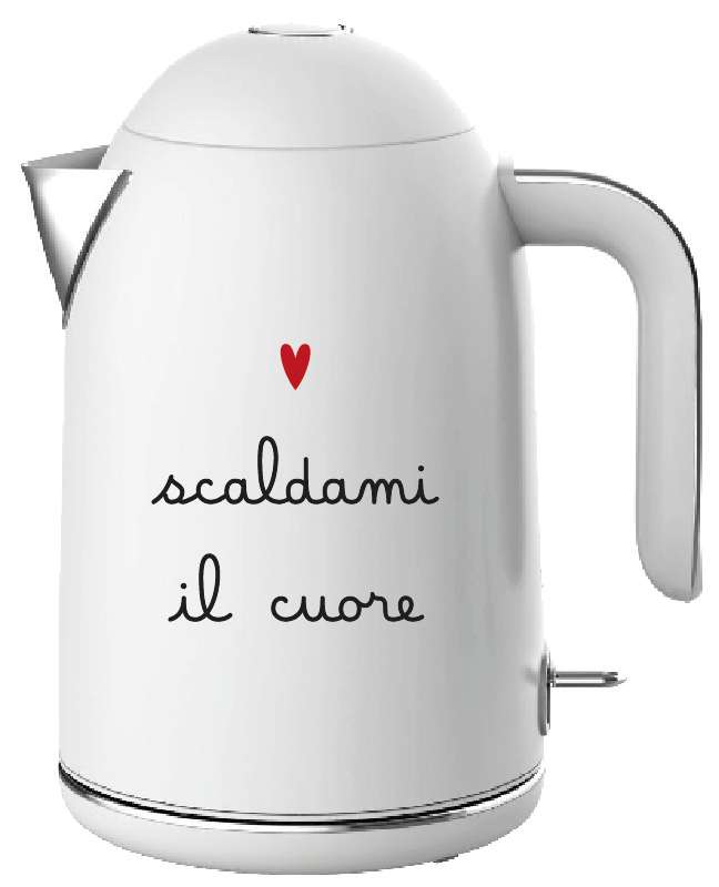 Immagine principale di Bollitore Elettrico Scaldami il cuore - 2 Colori | Simple Day