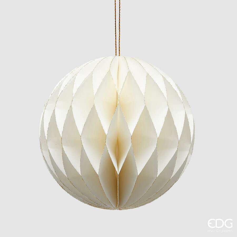 Immagine principale di Decorazione Pallina di Natale Origami M - 4 Colori | EDG Enzo De Gasperi