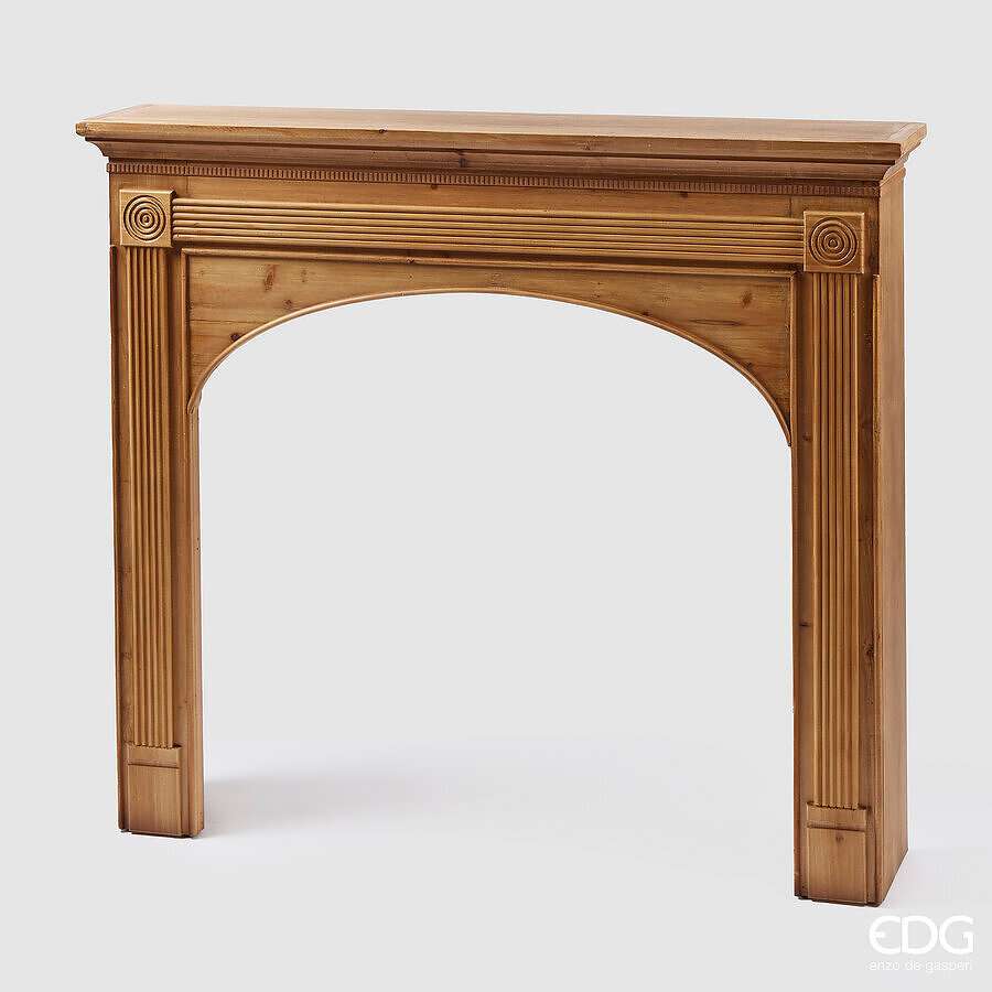 Immagine principale di Cornice Camino Cerchi Natural h102x117x24 cm | EDG Enzo De Gasperi