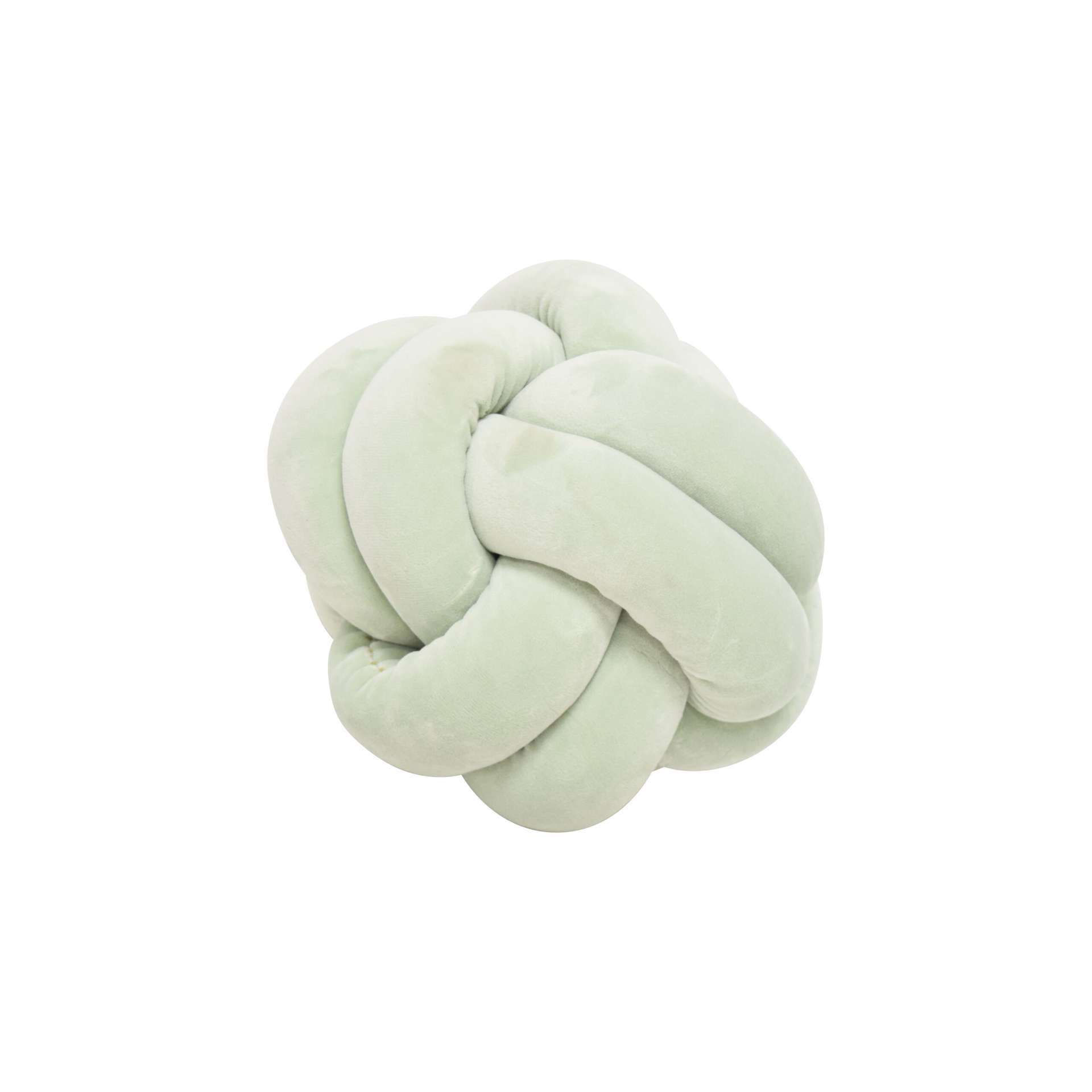 Immagine principale di Cuscino Gomitolo di Lana Effetto Vellluto (2 Misure) SALVIA | Concord Home & Interior