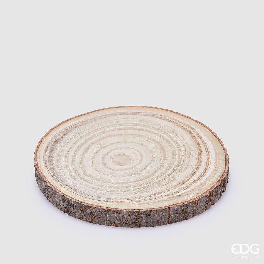 Immagine principale di Disco Rotondo in Legno con corteccia Naturale - 2 Misure | EDG Enzo De Gasperi