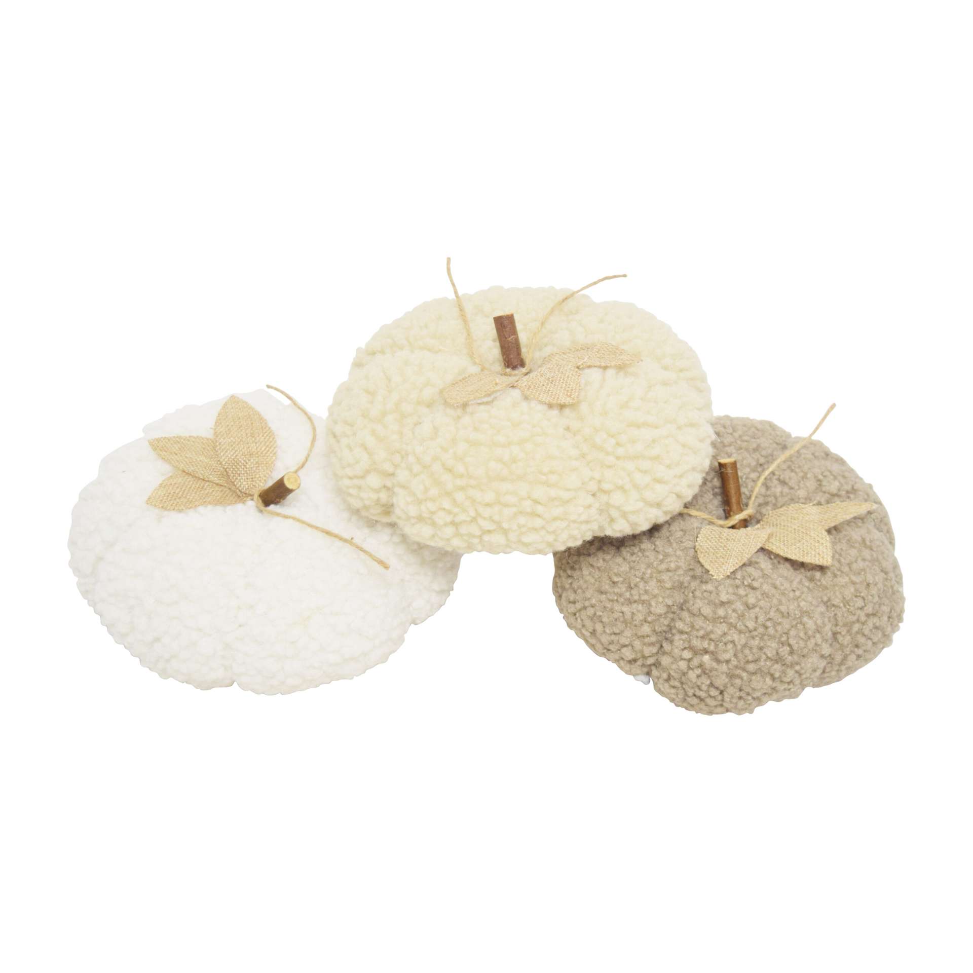 Immagine principale di Zucca Decorativa Juri con peduncolo in legno 9.5x9.5x6 cm GRANDE- 3 Colori | Concord Home & Interior