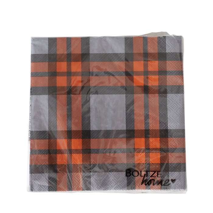 Immagine principale di Tovaglioli di Carta Karo confezione (20) 33x33 cm - 2 colori | Boltze