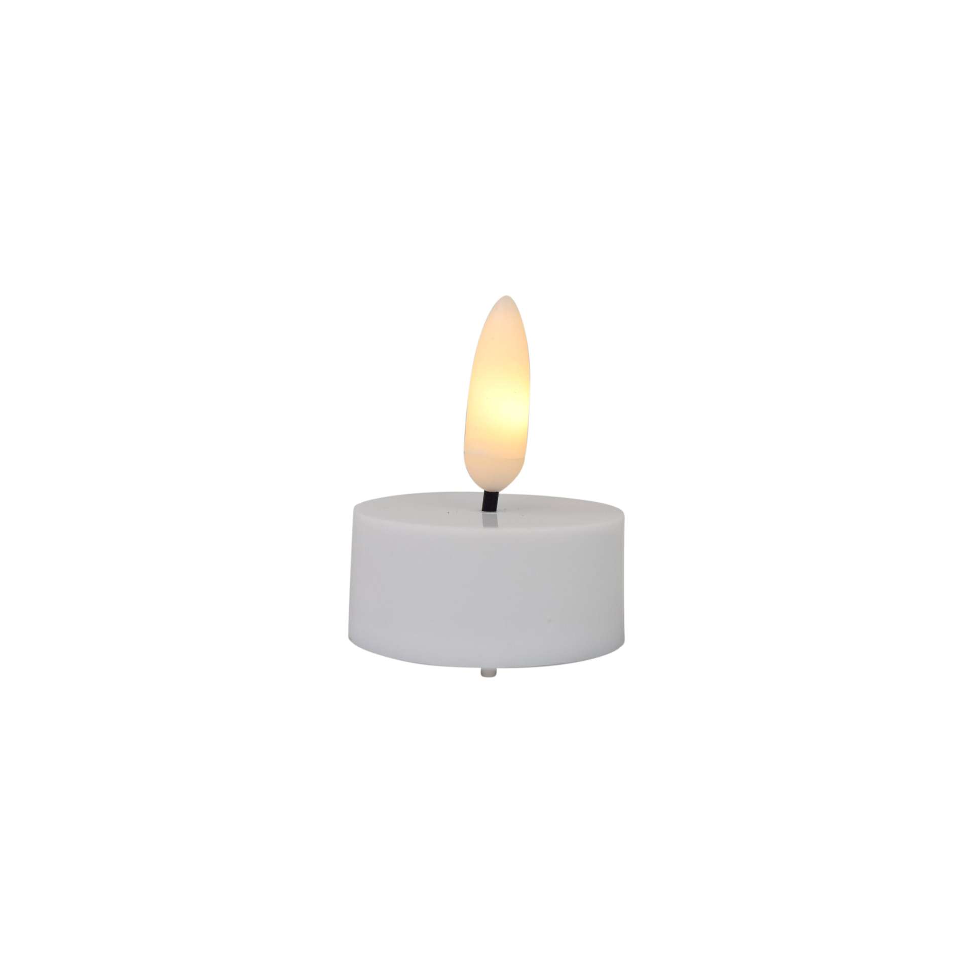 Immagine principale di Candela Tea Light Fiamma Led 3D luce calda con timer  4x4x h 4.5 cm | Concord Home & Interior