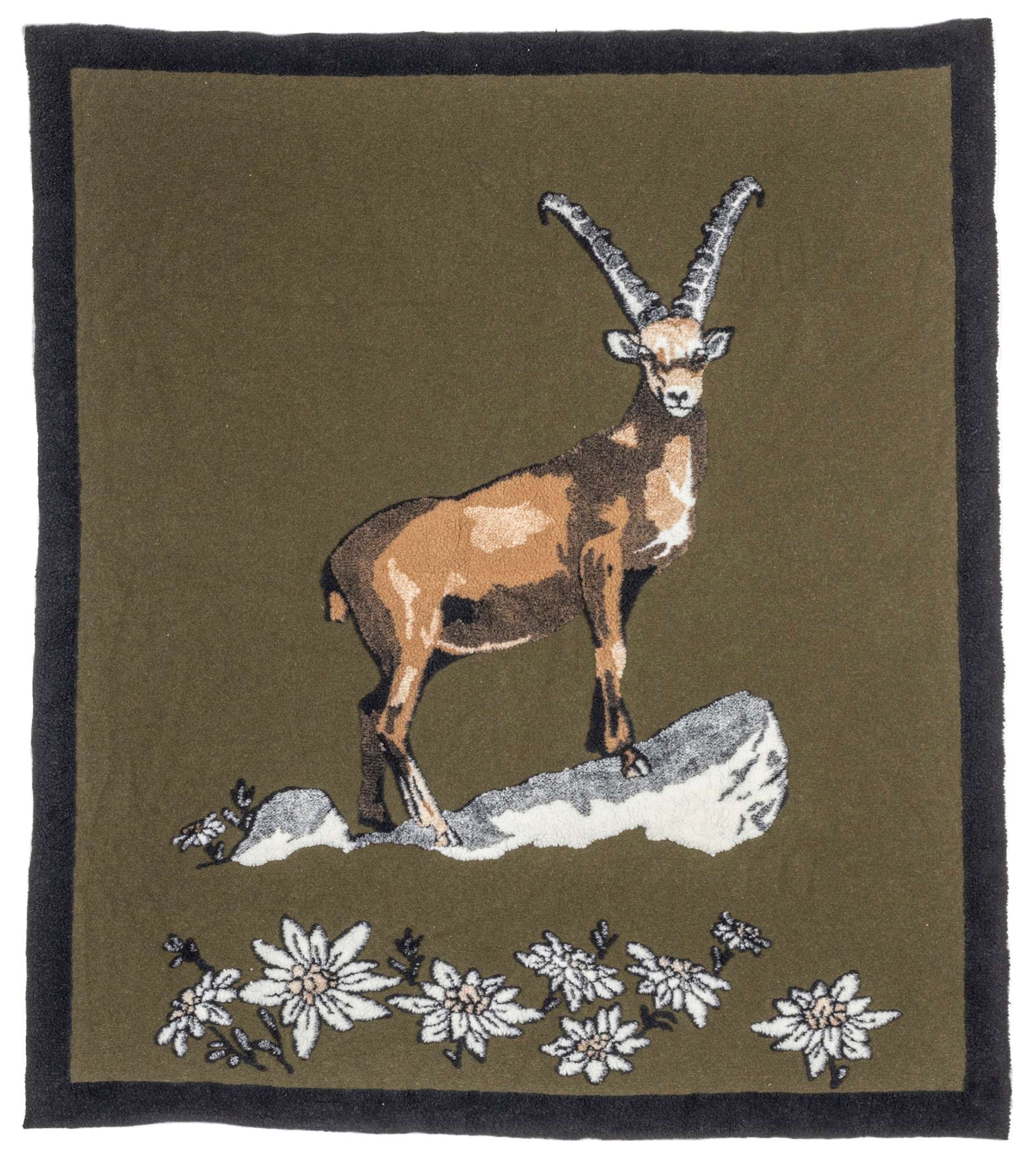 Immagine principale di Coperta Lana Stambecco 180x150cm | I Nastri di Mirta