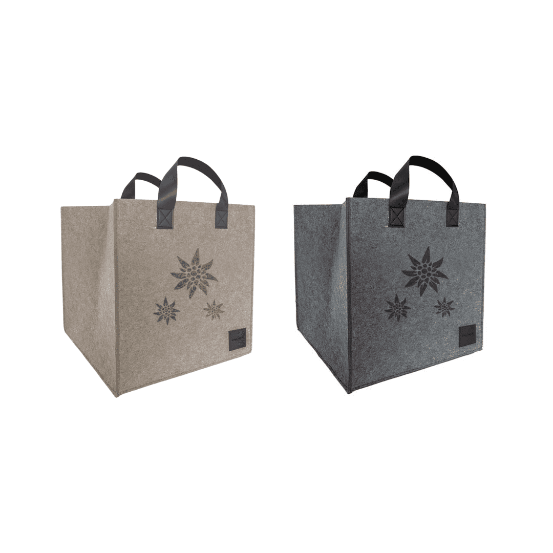 Immagine principale di Cesta Portariviste - Porta Legna modello Cube Stella Alpina (2 Colori) | Daunex