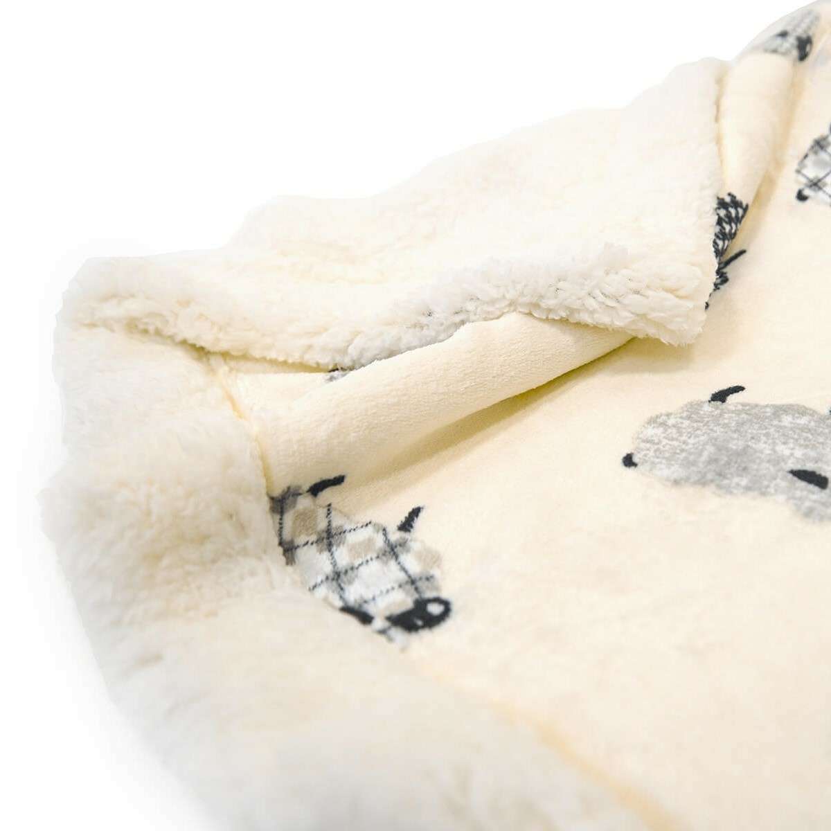 Immagine del prodotto Plaid Pecorelle in Morbida Microfibra Retro Sherpa 130x160 cm | Daunex