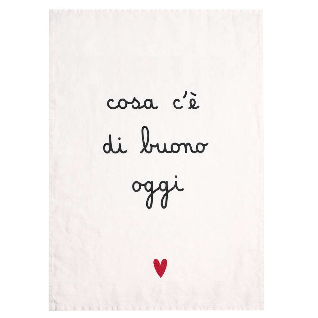 Immagine principale di Strofinaccio in Lino Cosa c'è di Buono Oggi No Stiro | Simple Day