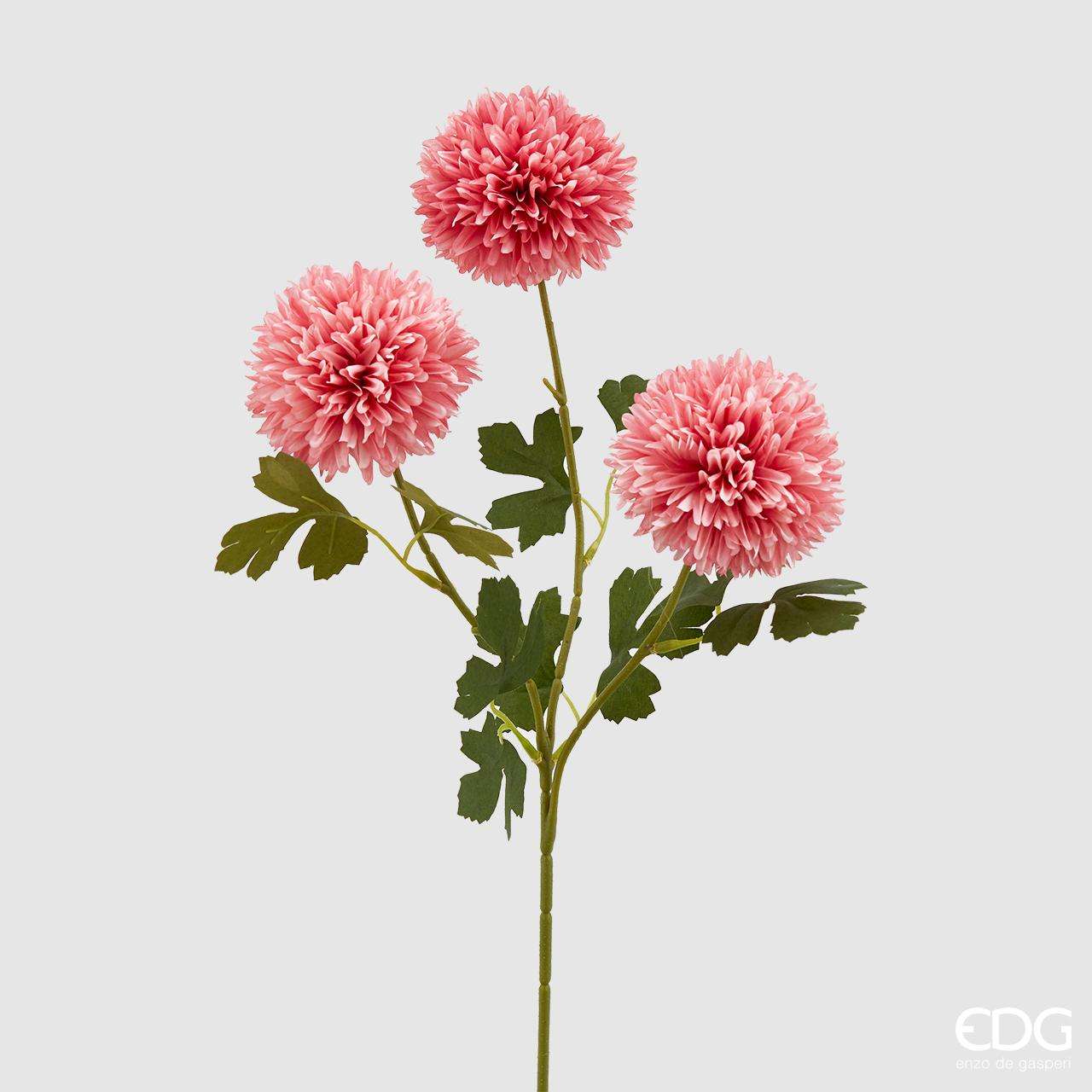 Immagine principale di Dalia Ponpon Bliss Ramo Artificiale  x3 h 65 cm - 2 Colori | EDG Enzo De Gasperi