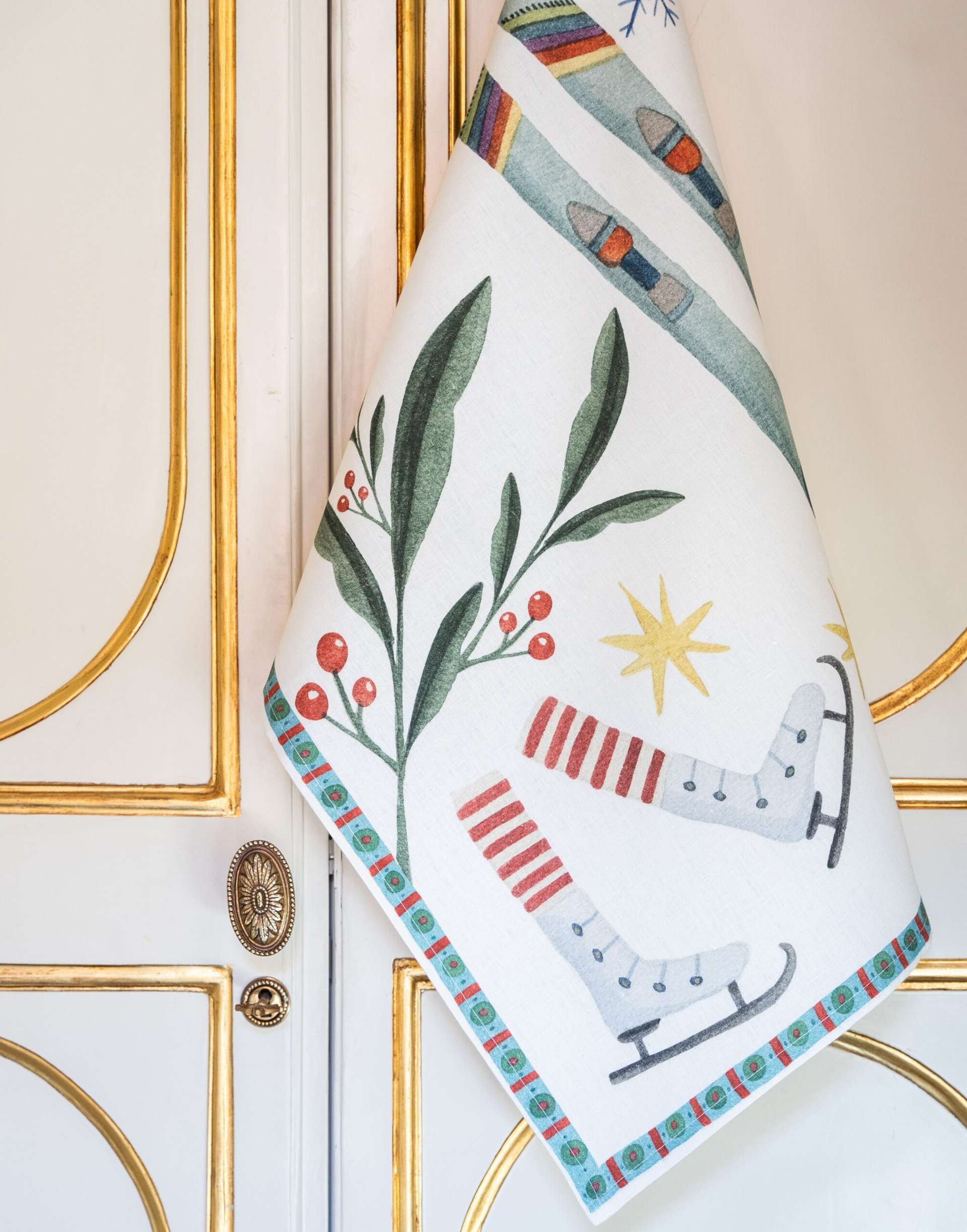 Immagine principale di Strofinaccio in Lino - Winter Party | The NapKing