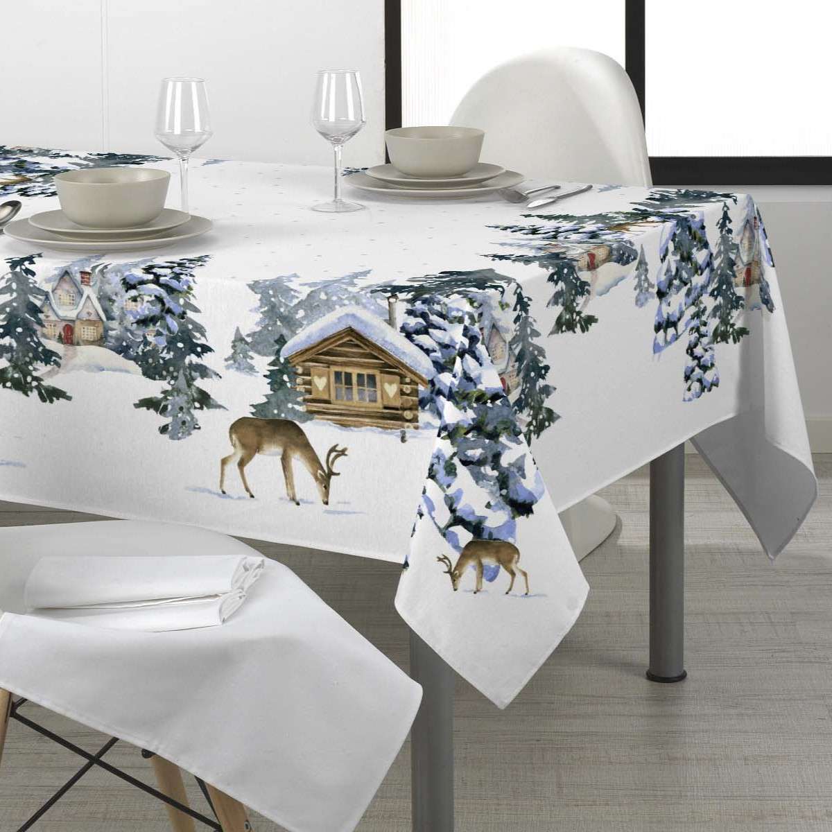 Immagine principale di Tovaglia Rettangolare Autunno in 100% Cotone - 2 Misure | Daunex