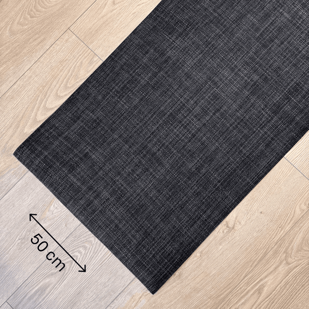 Immagine principale di Tappeto Cucina a metro BLACK in Pvc H 50 cm - scegli tu la misura | Pietro Zanetti Home