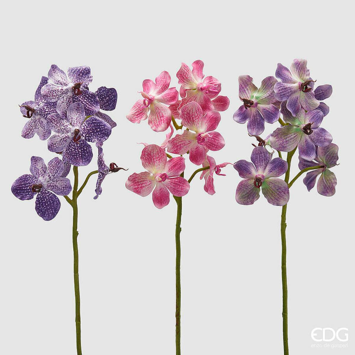 Immagine del prodotto Ramo Orchidea Vanda artificiale h 70 cm- 3 Colori | EDG Enzo De Gasperi