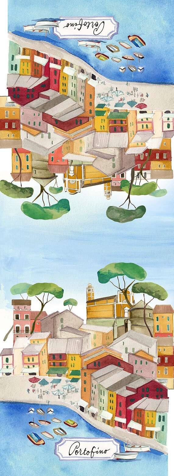 Immagine principale di Runner in Lino Bell'Italia - Portofino | The NapKing