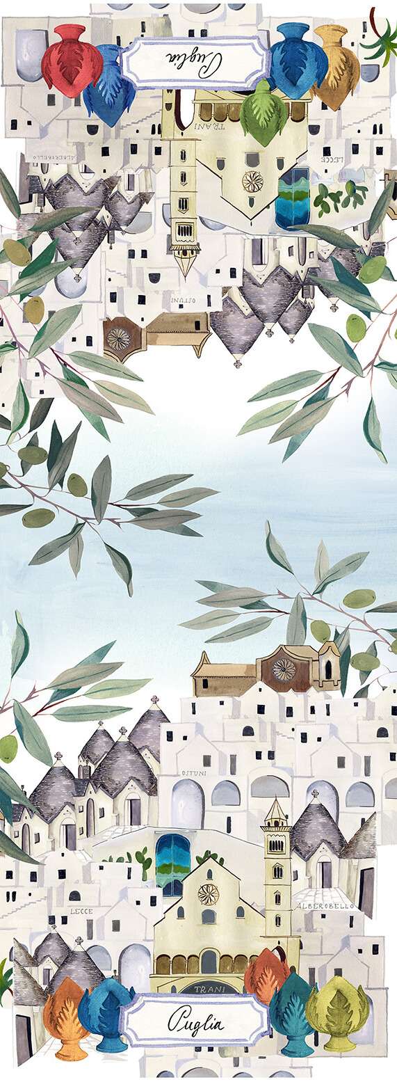 Immagine principale di Runner in Lino Bell'Italia - Puglia | The NapKing