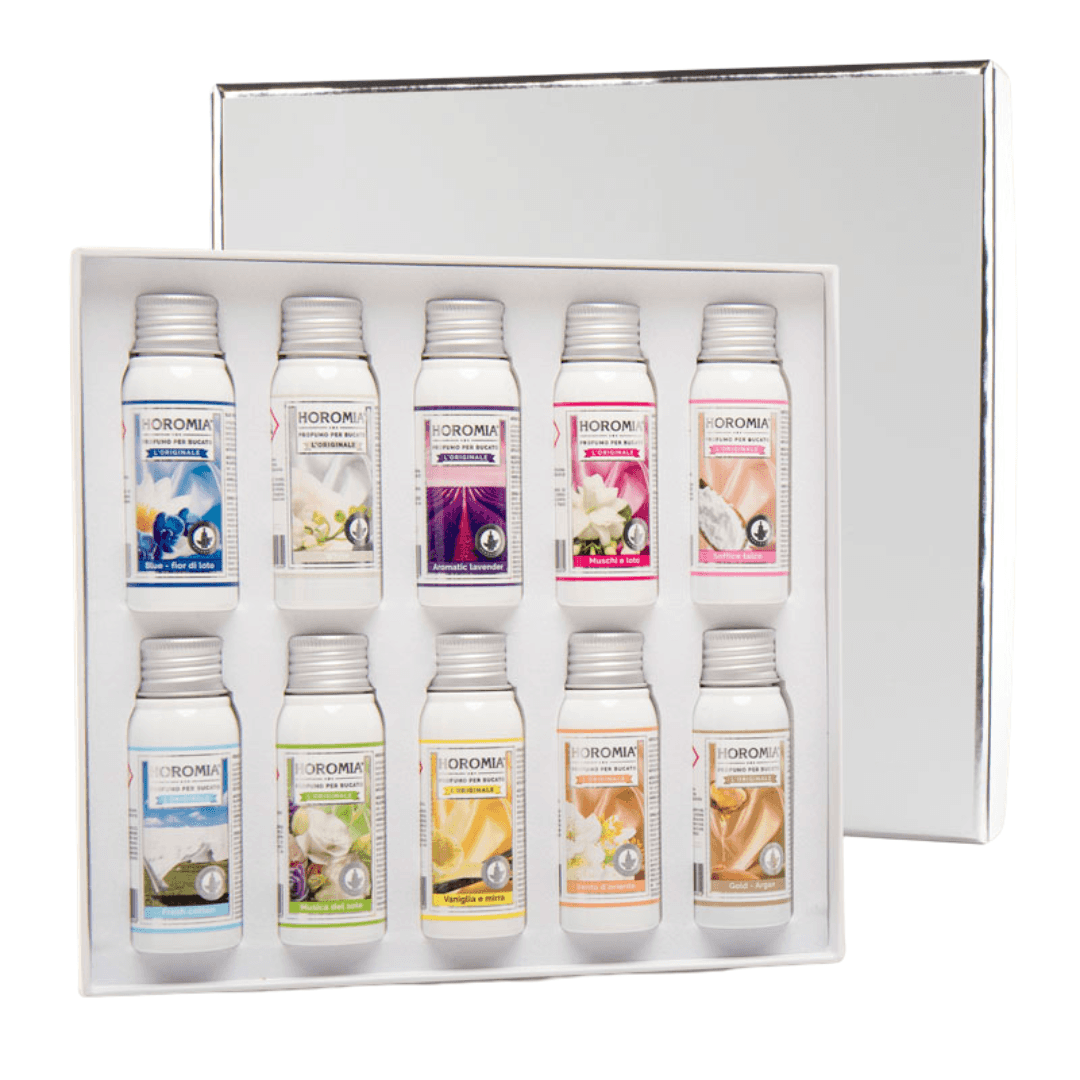Immagine principale di Box Silver- 10 Profumatori Bucato da 50 ml | Horomia