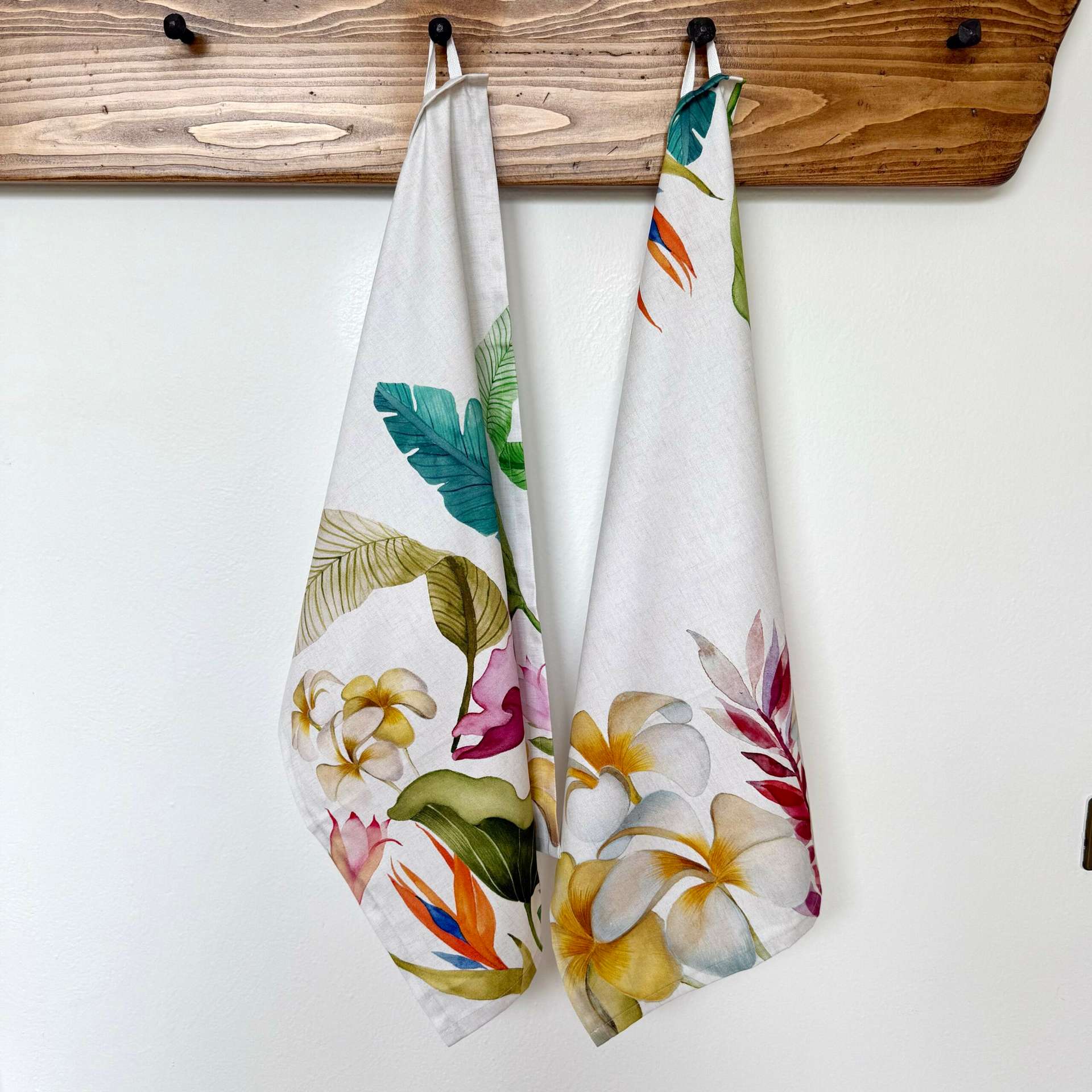 Immagine principale di Set 2 Strofinacci in Cotone Foresta Tropicale | Olivia Home