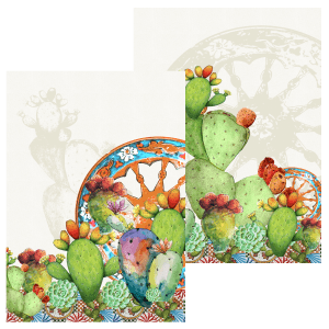 Immagine principale di Set 2 Strofinacci in Cotone Cactus | Olivia Home