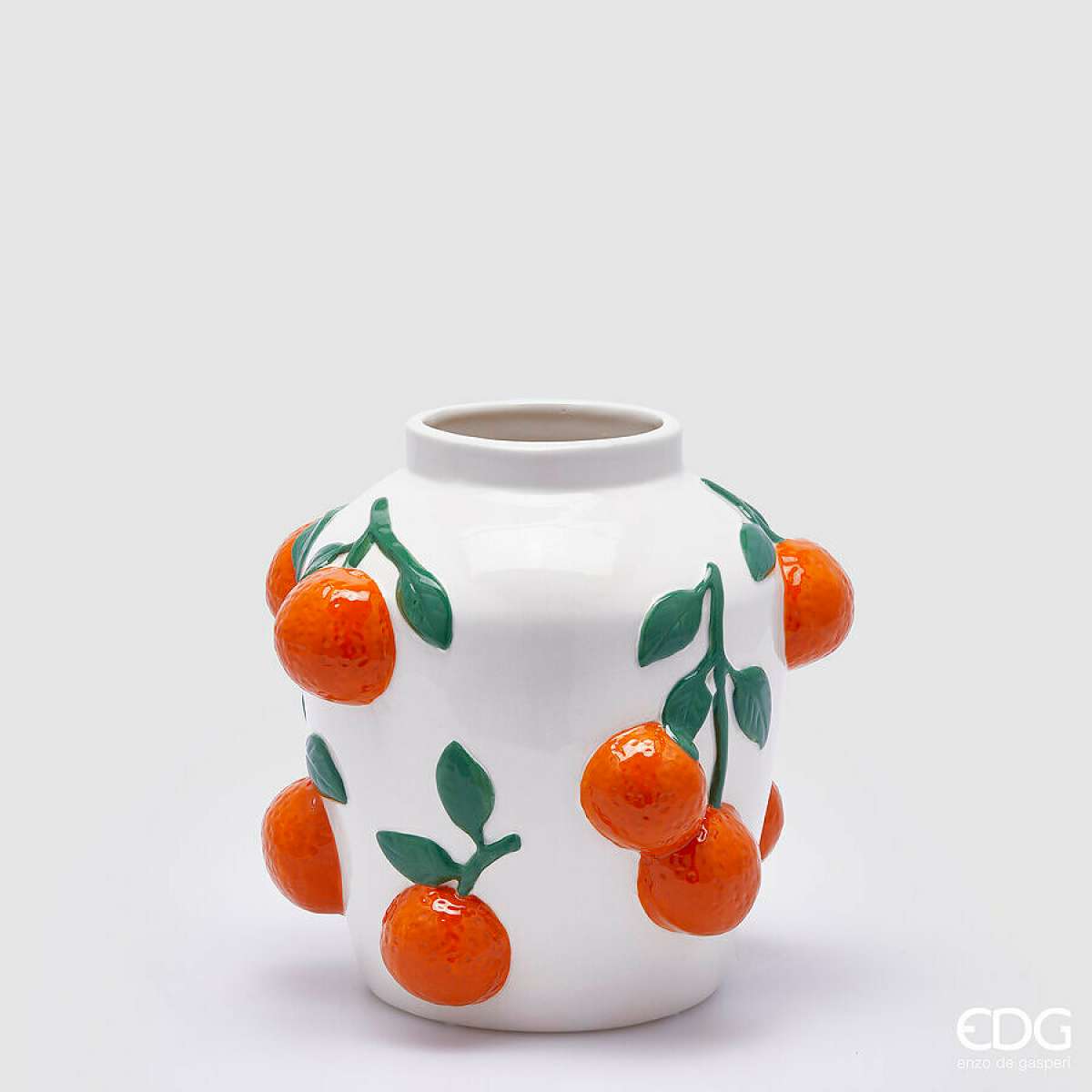 Immagine variante M - Vaso Arance Anfora in Ceramica - 2 Misure | EDG Enzo De Gasperi