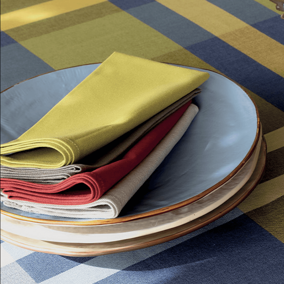 Tovaglioli Di Stoffa Fatti A Mano Con Frange - Confezione Da 4 In Cotone E Lino - 43x43 Cm - Morbidi Ed Eleganti Per Matrimoni E Cene - Avorio