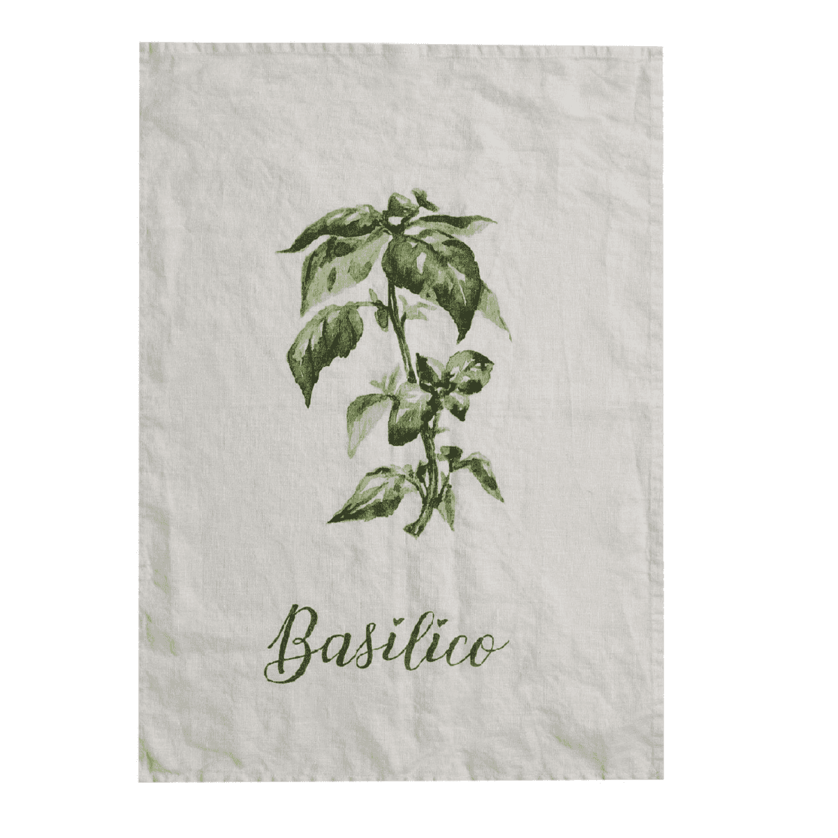 Immagine variante Basilico - Strofinaccio in Lino Spezie No Stiro (6 fantasie) | Simple Day
