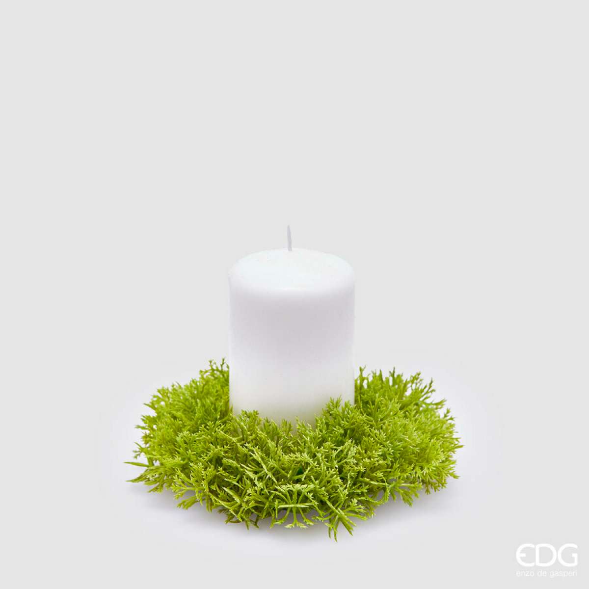 Immagine variante S - Corona di Muschio Artificiale Decorativa - 2 Misure | EDG Enzo De Gasperi