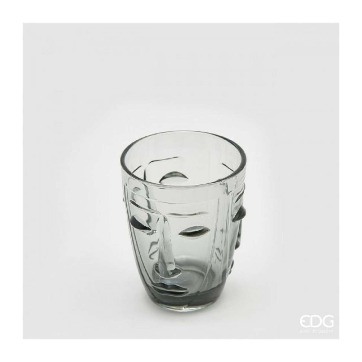 Immagine variante Fumé, Confezione piccola da 6 - Set 6 Bicchieri in Vetro colorato Viso Abstract (+ colori e misure) | EDG Enzo De Gasperi