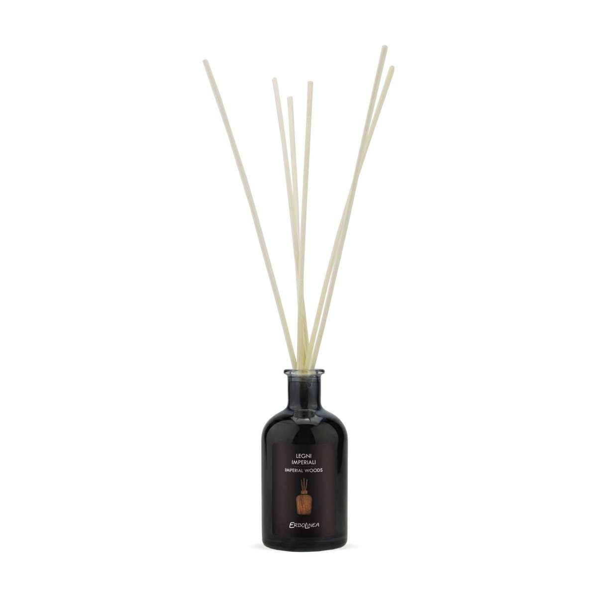 Immagine variante 250 ml - Profumo per Ambiente con Bastoncini Legni Imperiali | Erbolinea