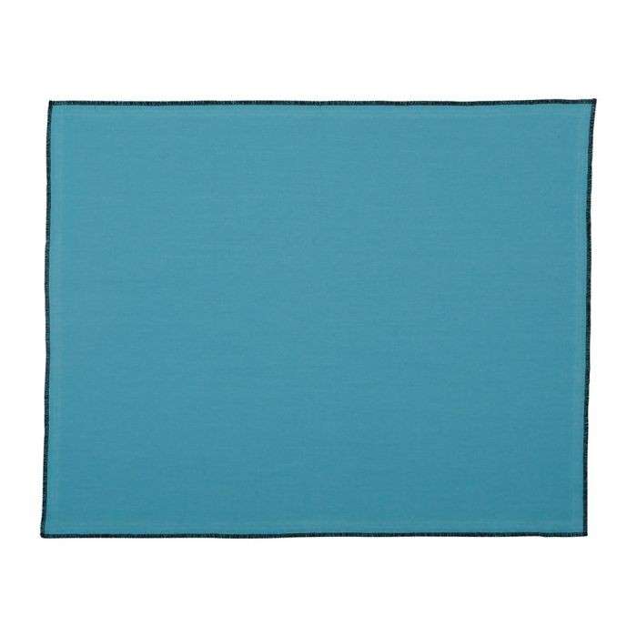 Immagine principale di Set 2 Tovagliette Americane Corino Tinta Unita con Bordo 40x50 cm | Côté Table