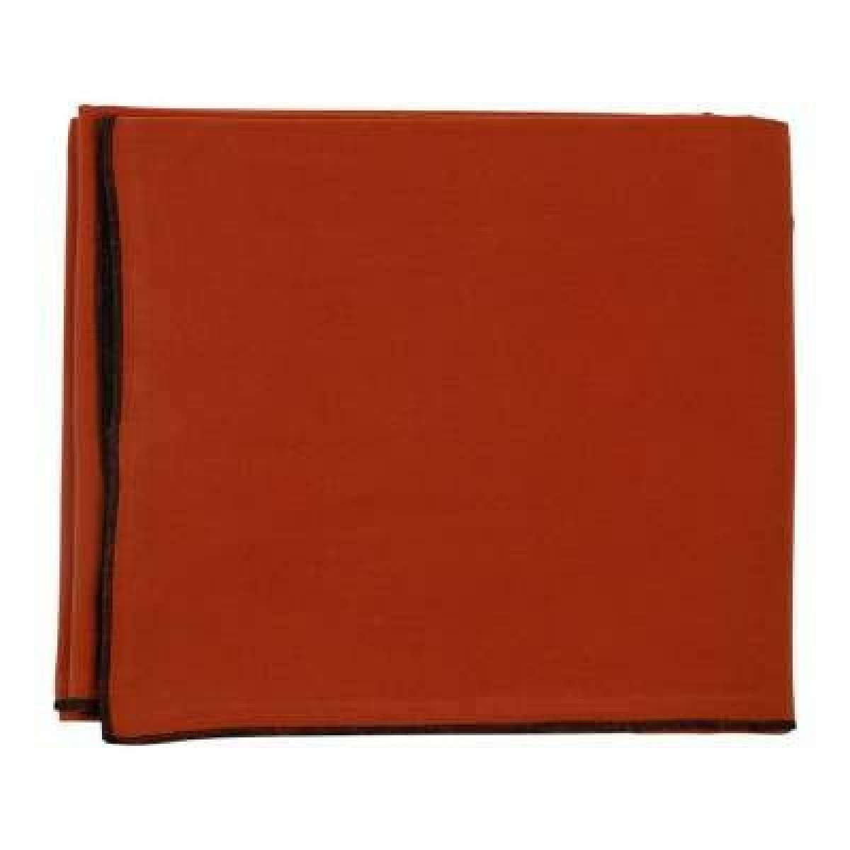 Immagine variante Terracotta - Set 2 Tovaglioli Corino Tinta Unita con Bordo 35x35 cm | Côté Table