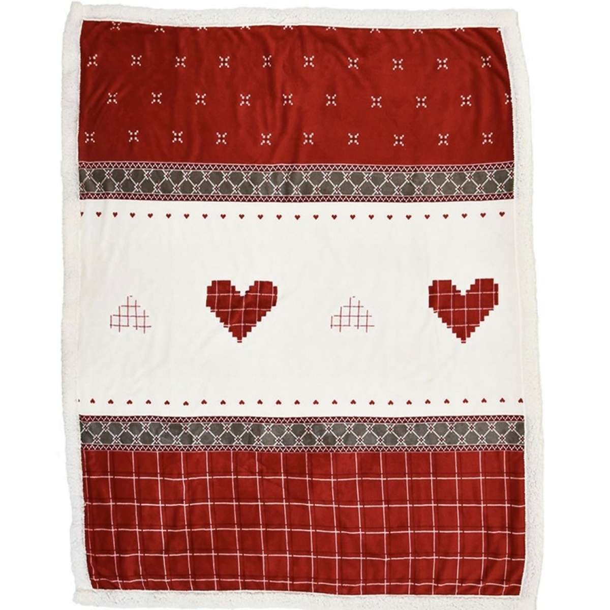 Immagine del prodotto Plaid Verbier in Morbida Microfibra Retro Sherpa 130x160 cm (2 Colori) | Daunex