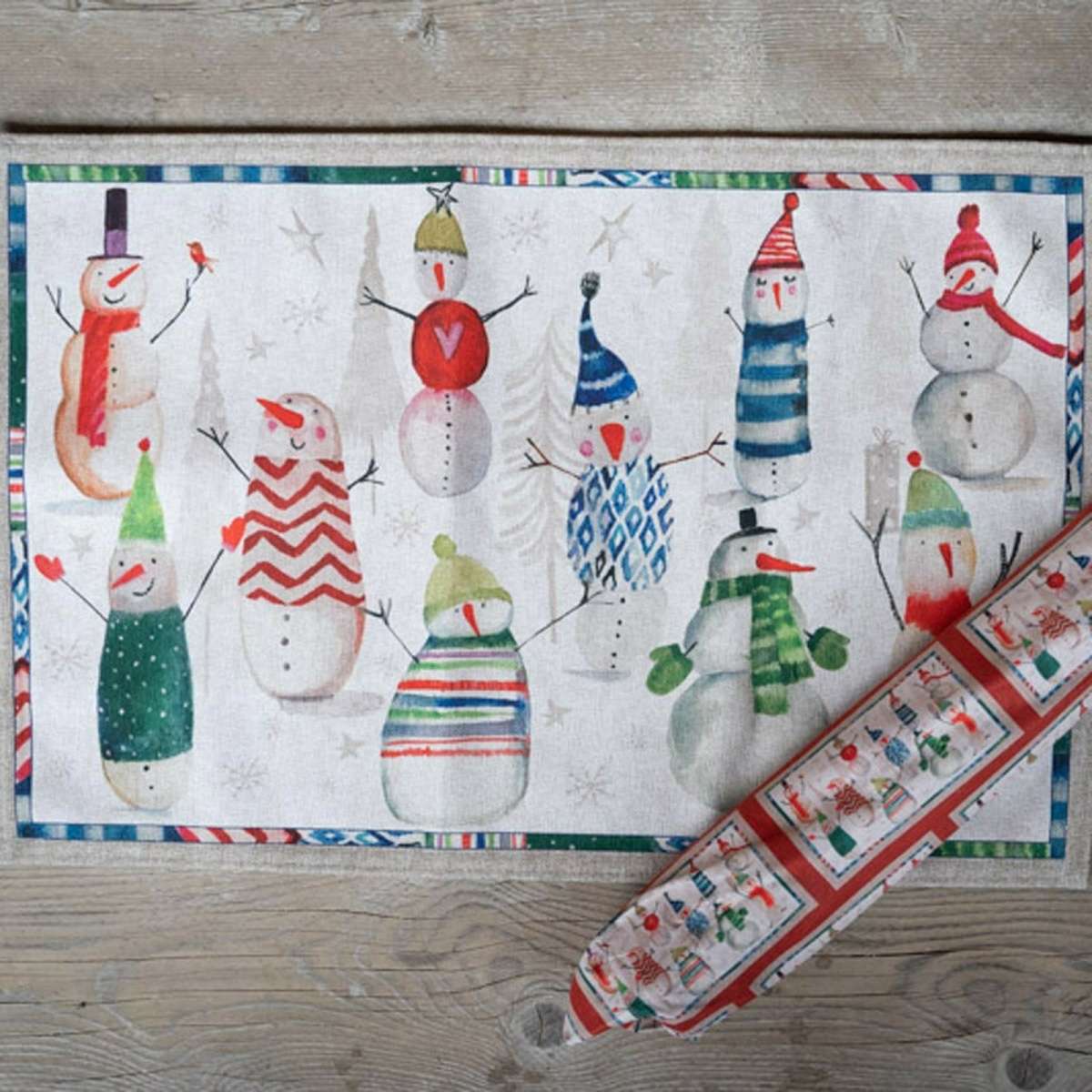 Immagine variante 52x80 cm - Tappeto TipTapp Snowpop in Poliestere Riciclato Stampa Digitale Antiscivolo | Tessitura Toscana Telerie