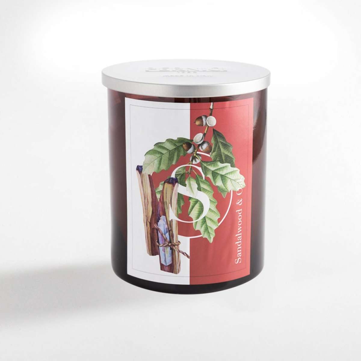 Immagine variante 900 gr - Candela S - Sandalwood E Oak | Pernici 1892