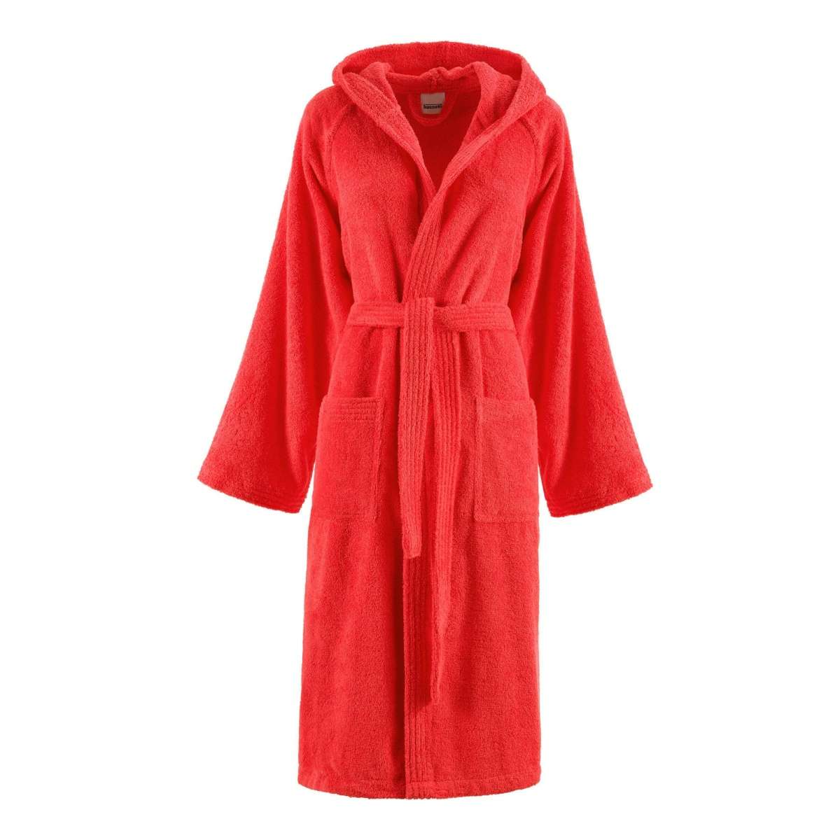 Immagine variante XL - Accappatoio Pop Color Unisex Rosso 100% Cotone in Tinta Unita (XS-XL) | Bassetti