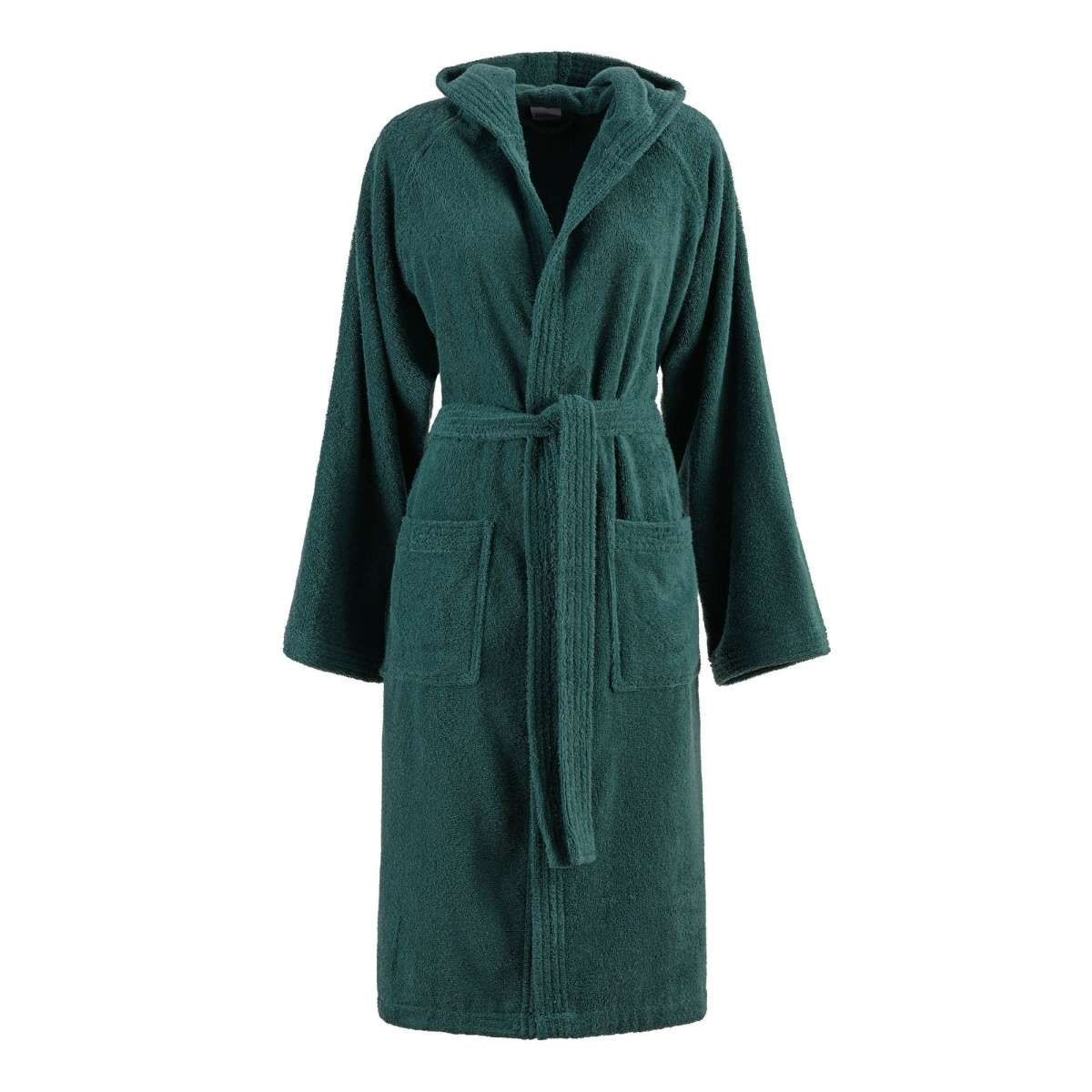 Immagine variante L - Accappatoio Pop Color Unisex Verde Bottiglia 100% Cotone in Tinta Unita (S- | Bassetti