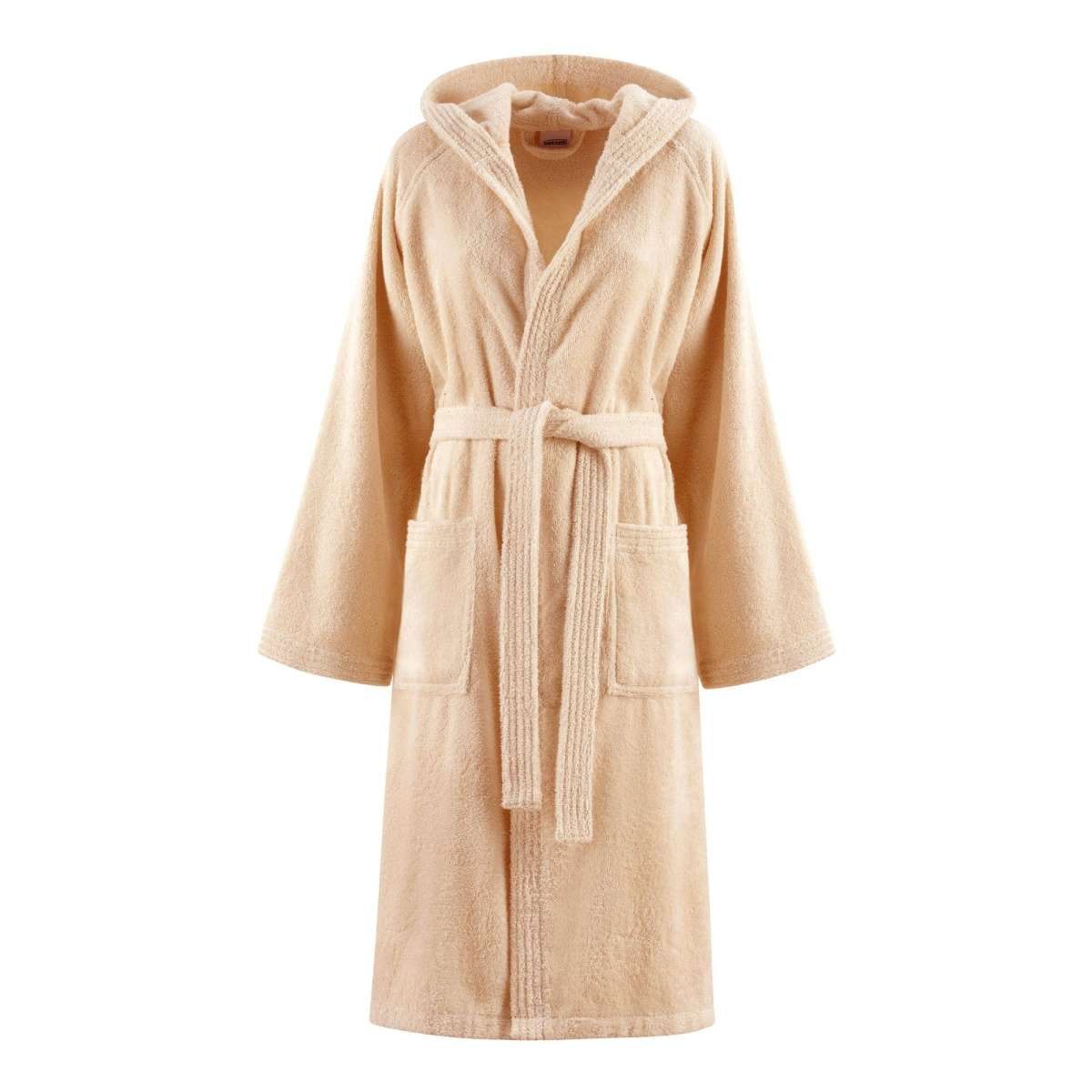 Immagine variante L - Accappatoio Pop Color Unisex Beige 100% Cotone in Tinta Unita (XS-XL) | Bassetti