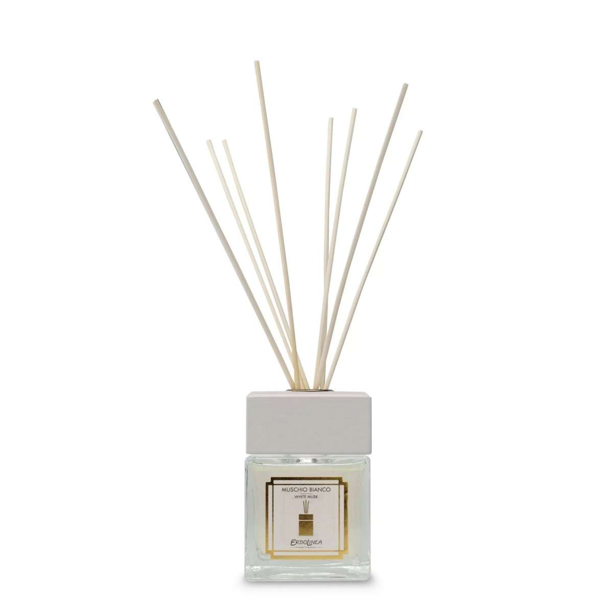 Immagine variante 100 ml - Profumo per Ambiente con Bastoncini Muschio Bianco | Erbolinea