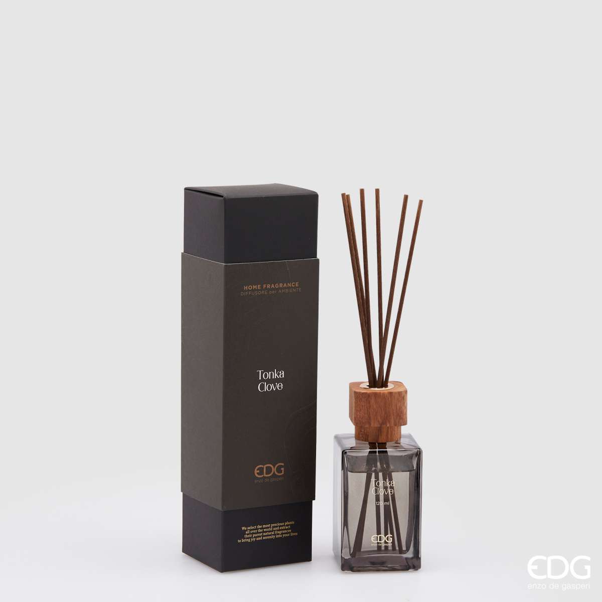 Immagine variante 120 ml - EDG Profumo per Ambiente con Bastoncini Fragrance Tonka Clove | EDG Enzo De Gasperi