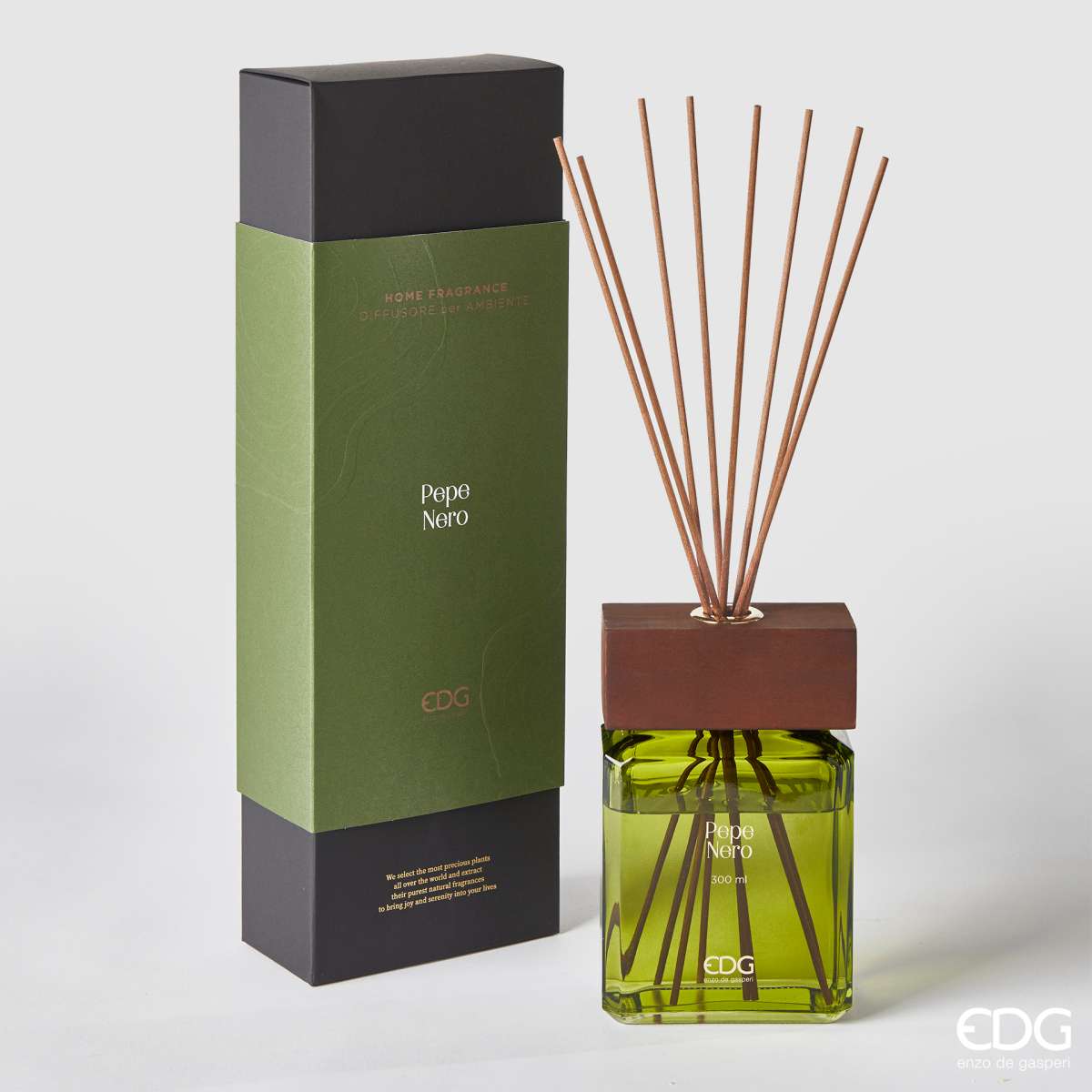 Immagine variante 300 ml - EDG Profumo per Ambiente con Bastoncini Fragrance Pepe Nero | EDG Enzo De Gasperi
