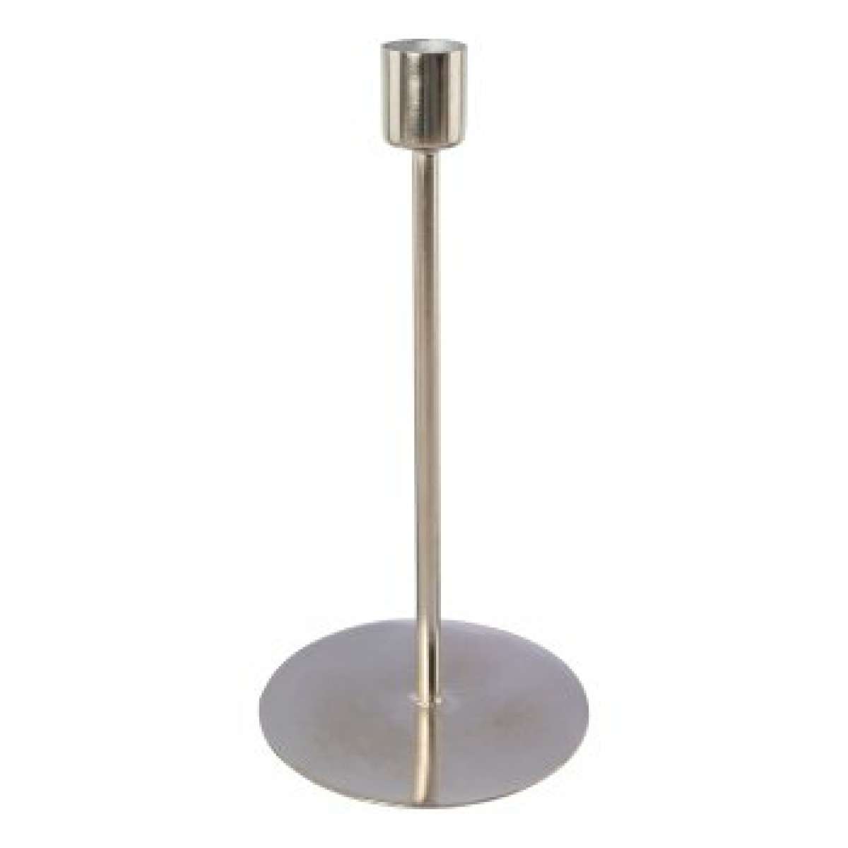 Immagine variante S - Portacandele Minimal in Ferro Argento (2 misure) | Gasper since 1965