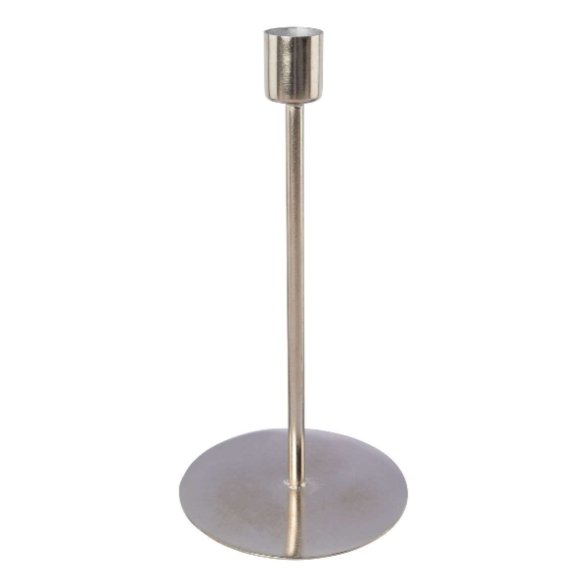 Immagine variante M - Portacandele Minimal in Ferro Argento (2 misure) | Gasper since 1965