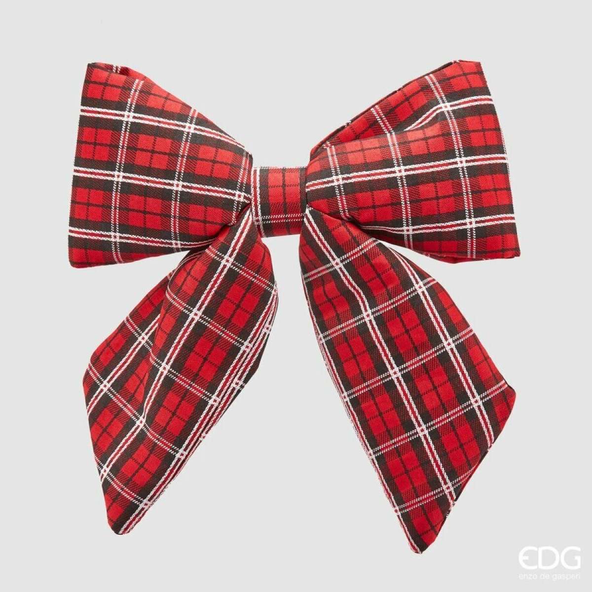 Immagine variante Grande - Fiocco Decorativo Tartan imbottito per Albero, Ghirlanda e Dietro porta (2 | EDG Enzo De Gasperi