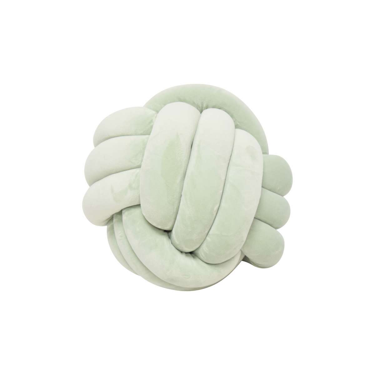 Immagine variante M - Cuscino Gomitolo di Lana Effetto Vellluto (2 Misure) SALVIA | Concord Home & Interior