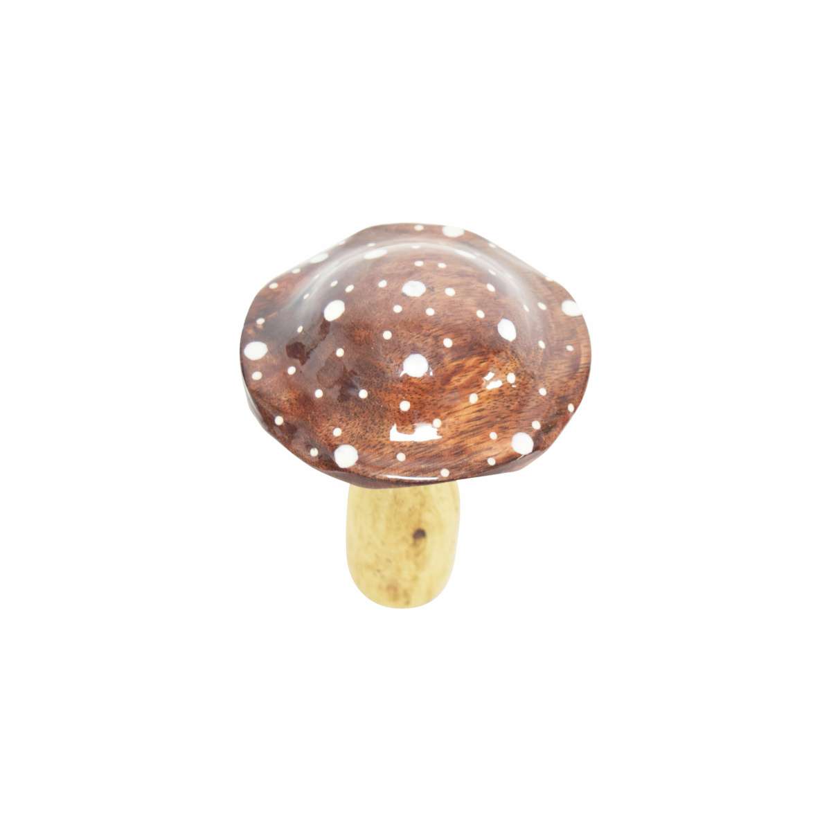Immagine variante S - Fungo Decorativo Riko in Legno - 3 Misure | Concord Home & Interior